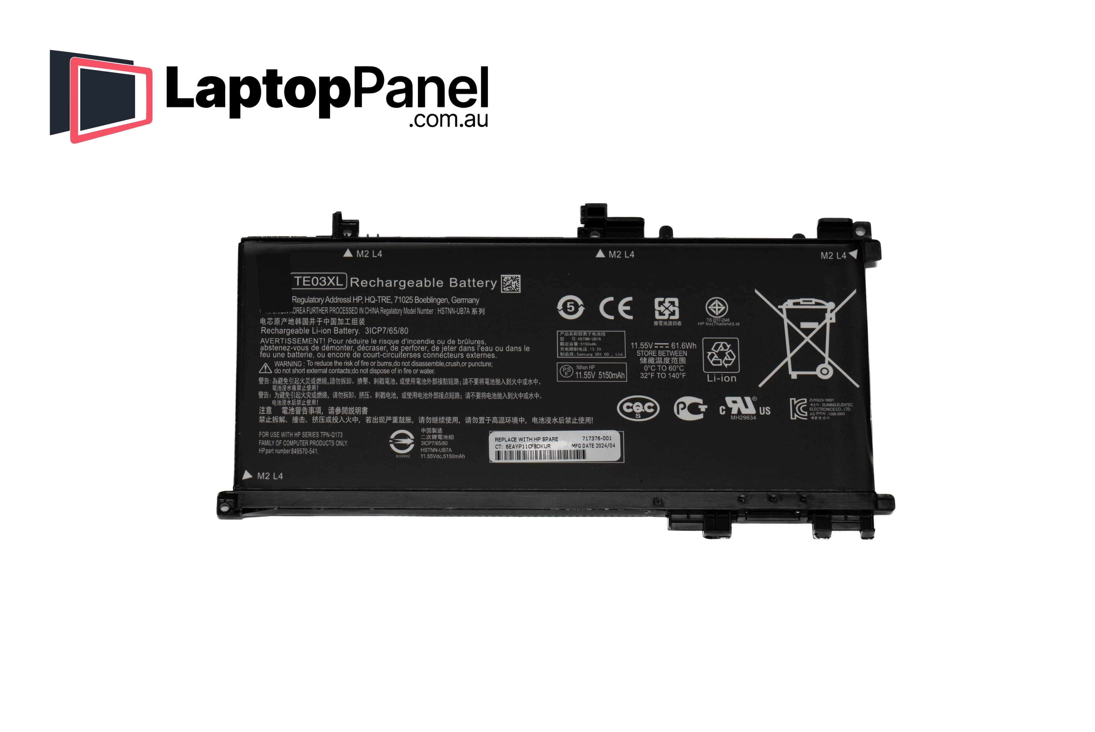 HP PAVILION 15-BC SERIES battery