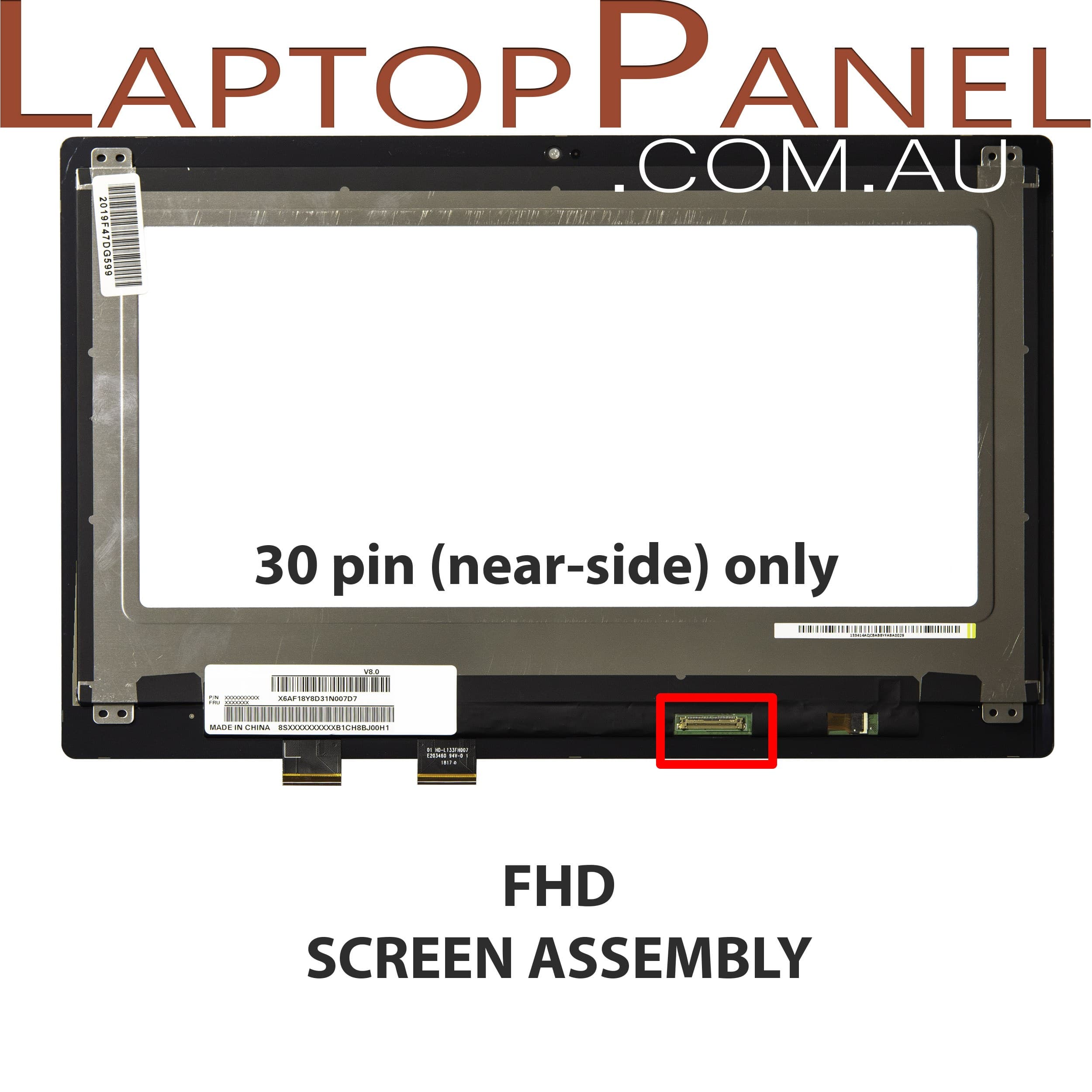 Acer Spin 5 SP513-51-59Z7 touch screen assembly