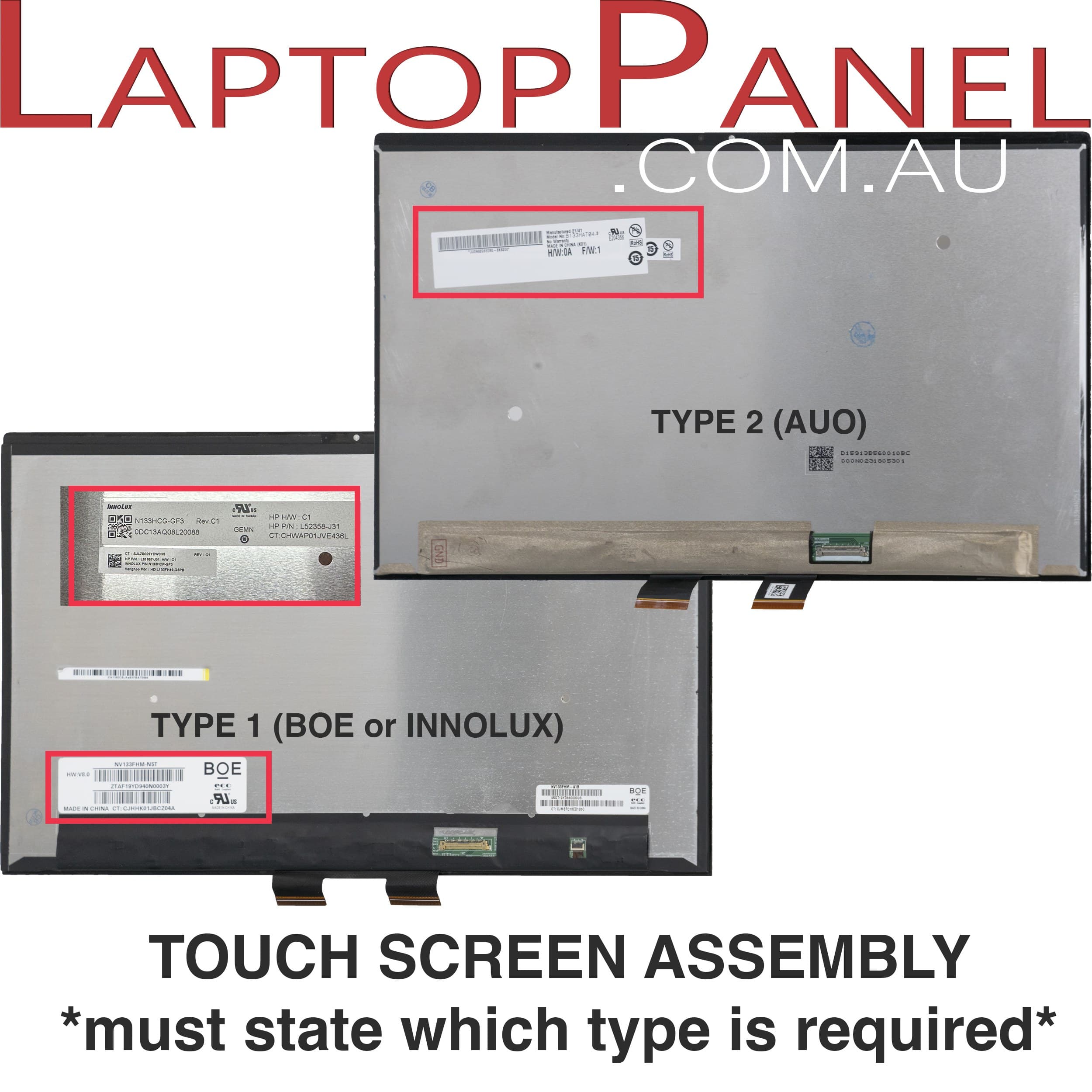 HP Pavilion x360 14-BA080TX touch screen assembly