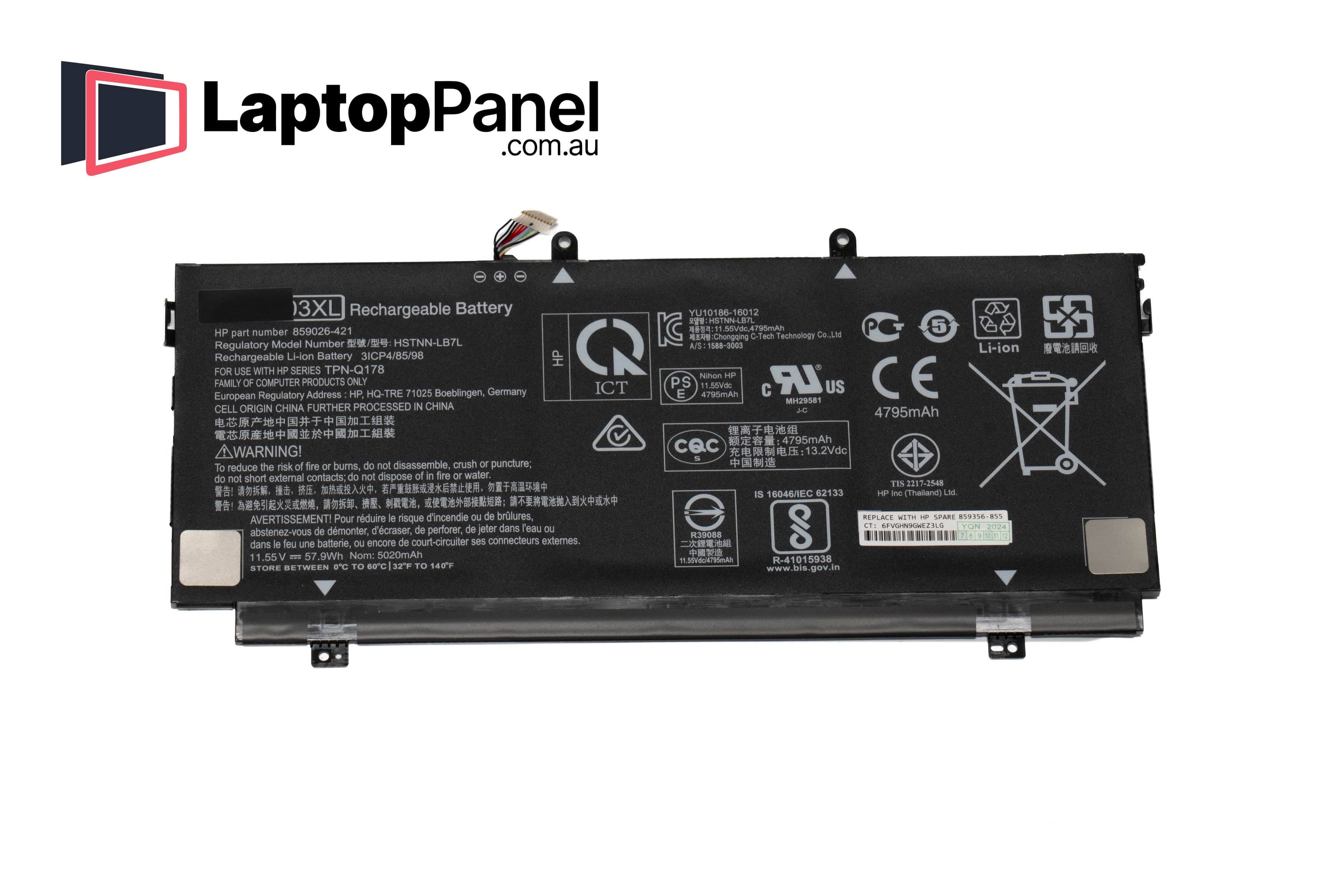 HP SPECTRE 13-AC044TU 1HP19PA SERIES battery