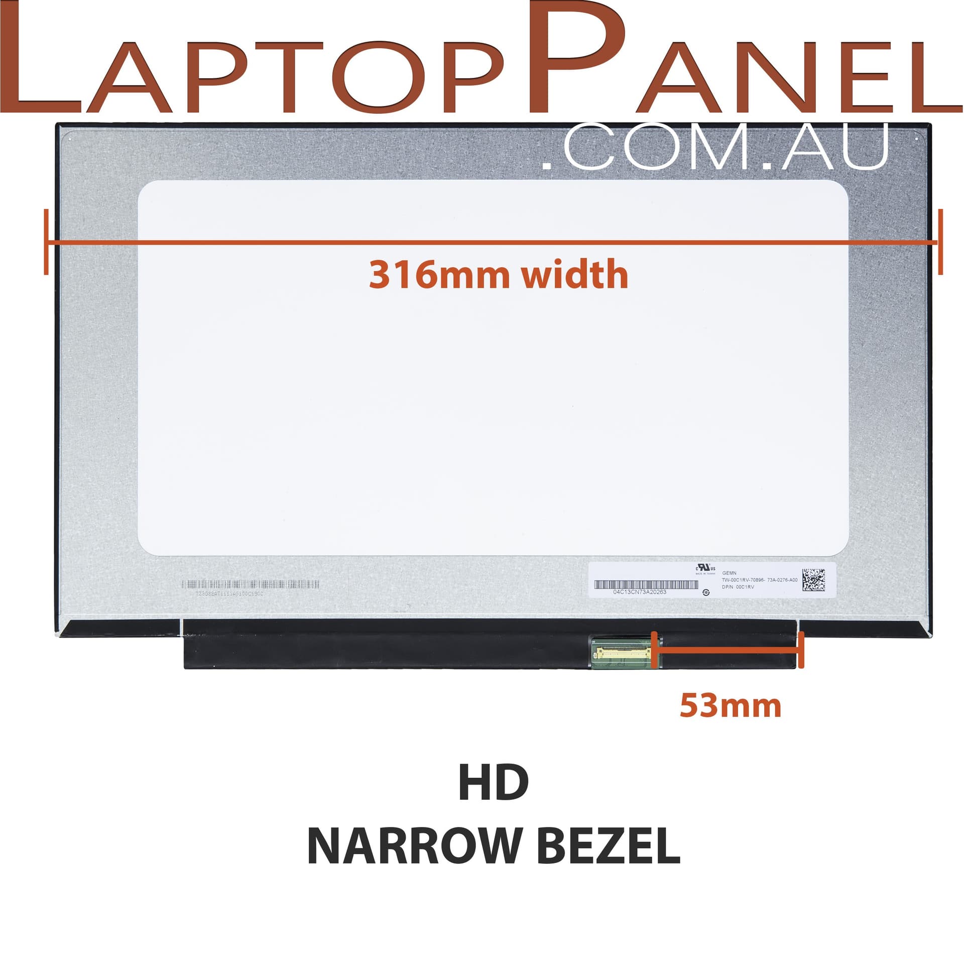 Panel: AU Optronics B140XTNAA.0 HW0A screen