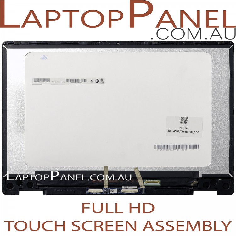 HP Pavilion-x360 14-DH Series TOUCH SCREEN Replacement Laptop LED LCD FHD Assembly HP Pavilion-x360 14-DH Series TOUCH SCREEN Replacement Laptop LED LCD FHD Assembly